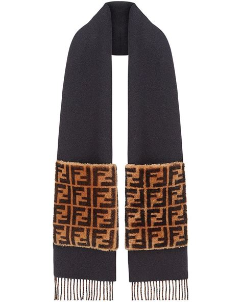 fendi scarf mens|fendi touch of fur shawl.